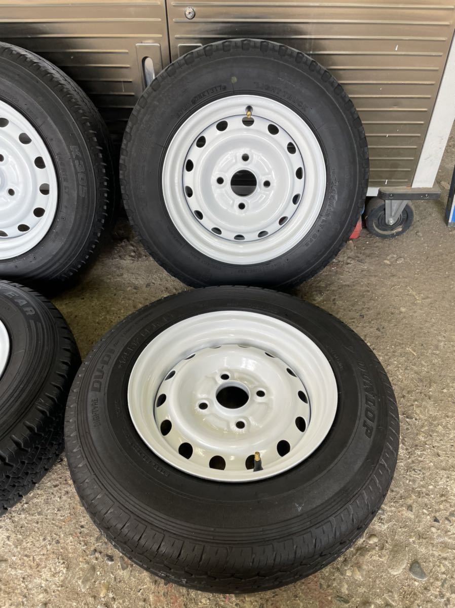 b*ー様 12インチ　5j 9 PCD100 鉄チン　4本 鉄チン 加工ホイール テッチン 12インチ 5j＋19 PCD100 4H ハブ56mm 4