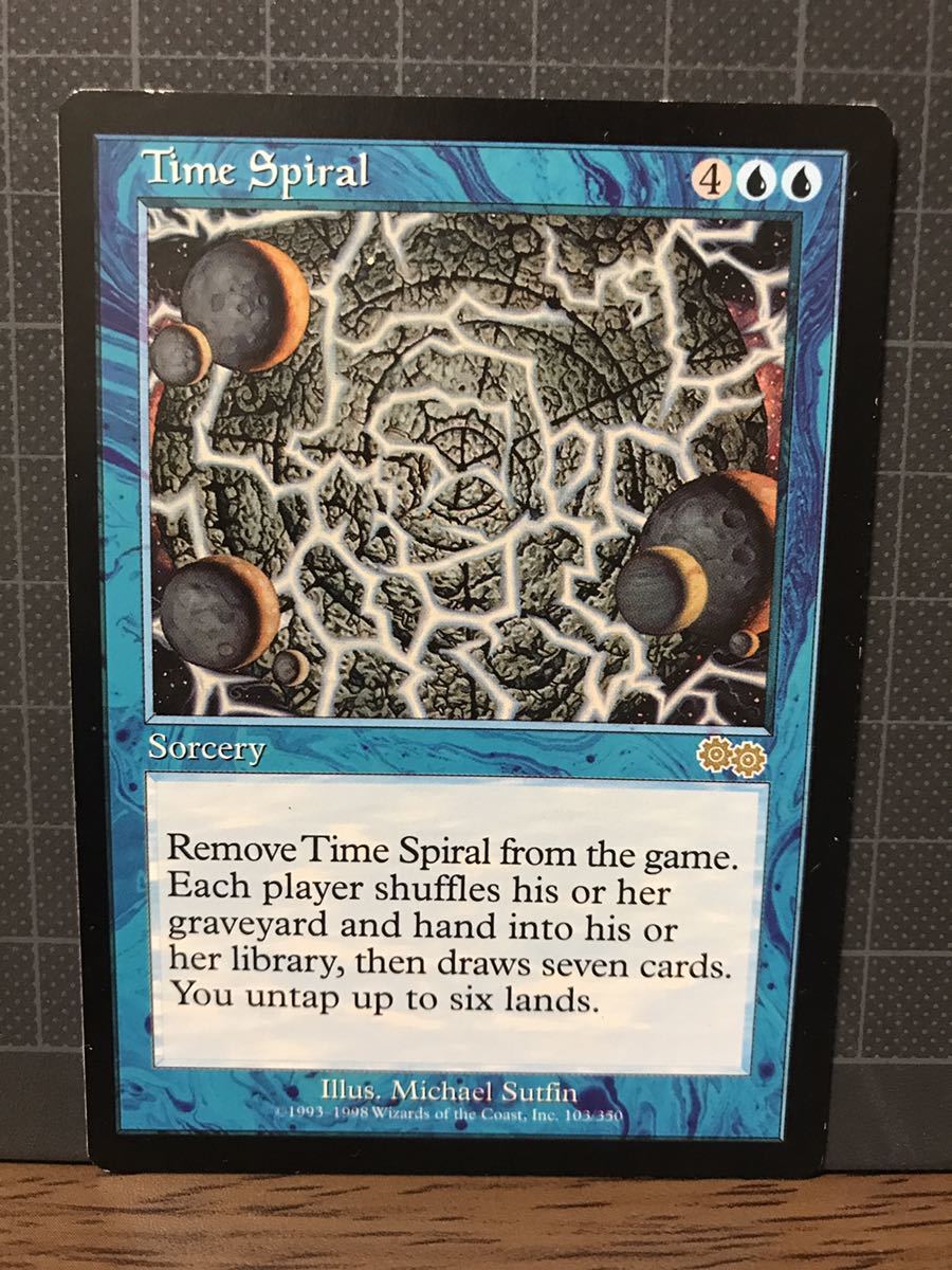時のらせん/Time Spiral USG英語 MTG 時のらせん/Time Spiral USG ウルザズ・サーガ 英語版 プレイ用(同