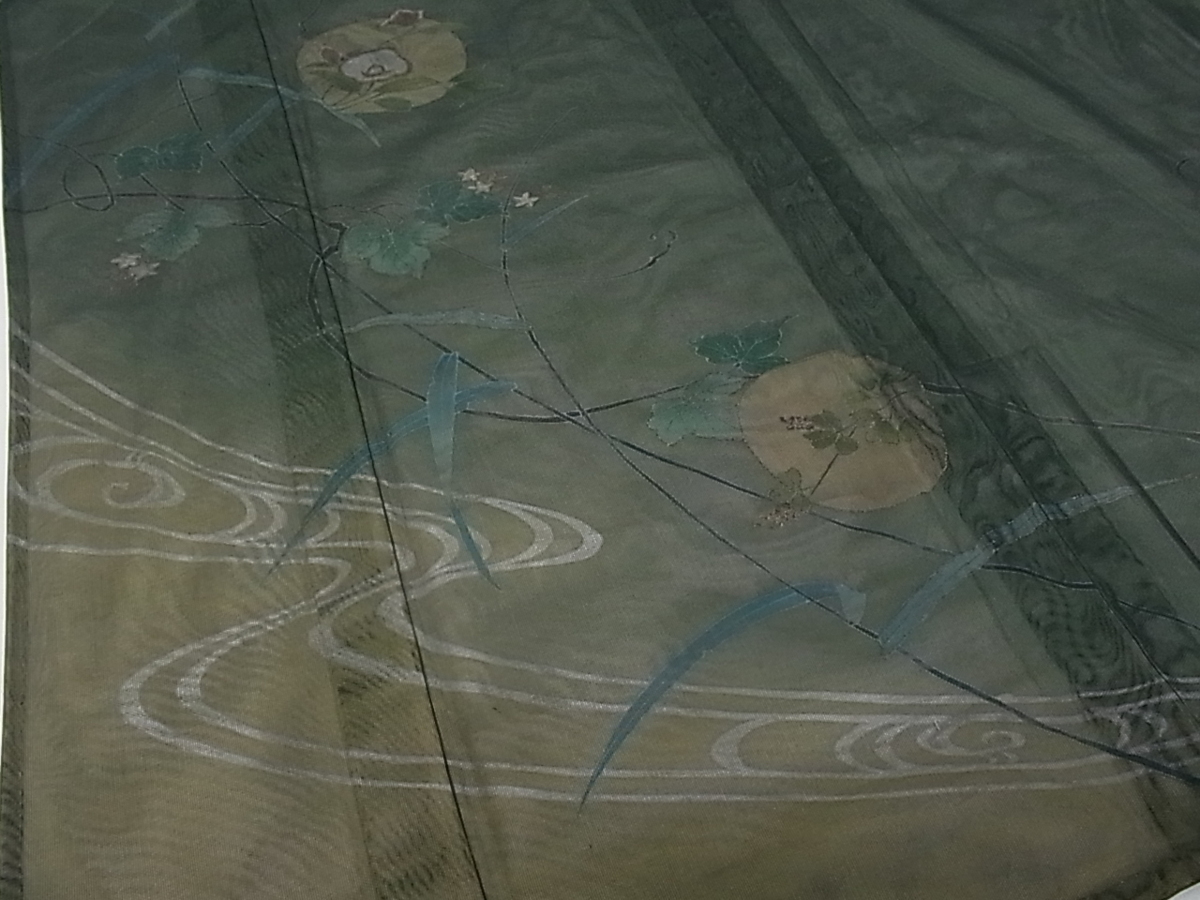  平和屋着物 訪問着 無双 紗袷 紗&times;紗 流水枝花丸文 逸品 fb400(仕立て上がり)｜売買されたオークション情報、yahooの商品情報をアーカイブ公開 - オークファン 仕立て上がり