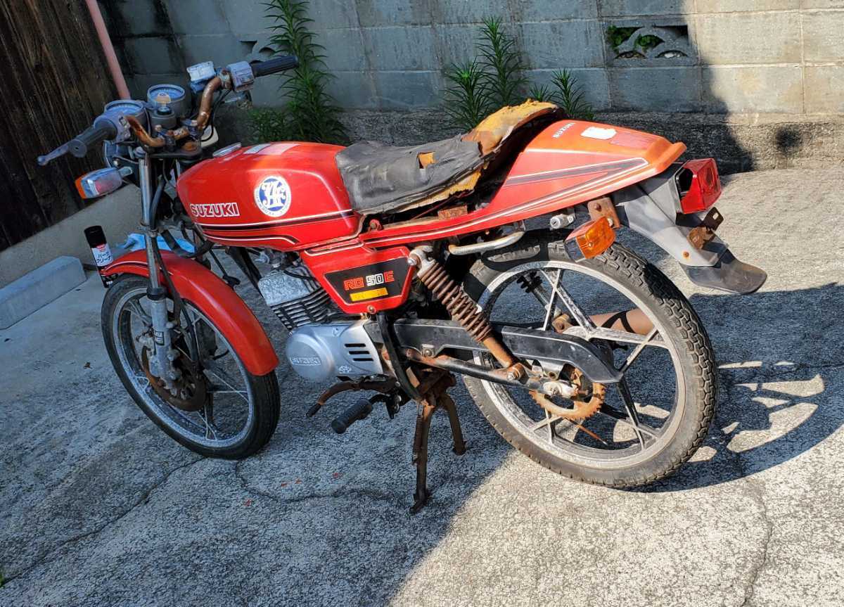RG50E レストアベース スズキ 旧車 マメタン希少 ジャンク 訳あり 2 