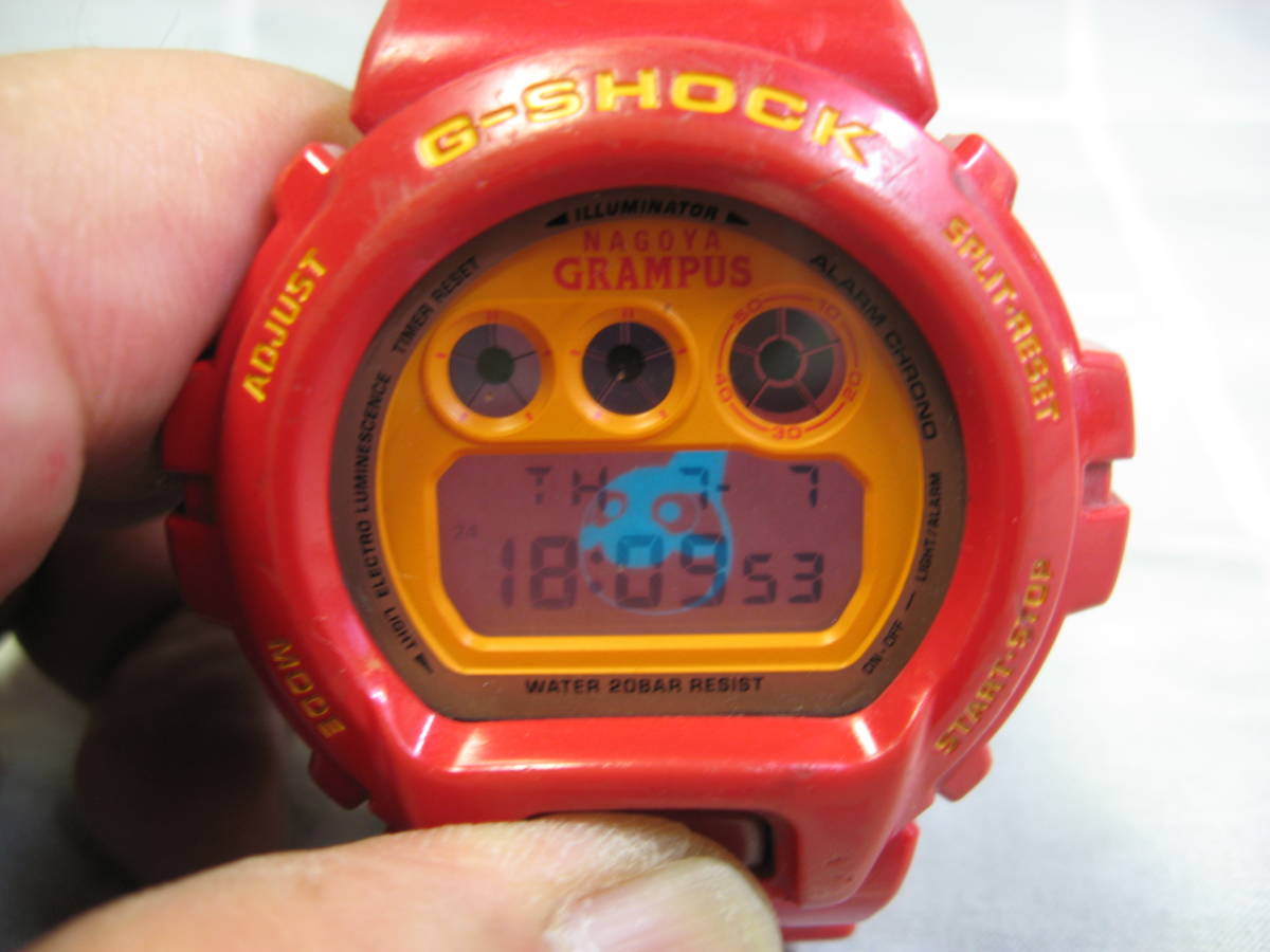 限定モデル】CASIO G-SHOCK DW-6900FS 名古屋グランパス コラボ 
