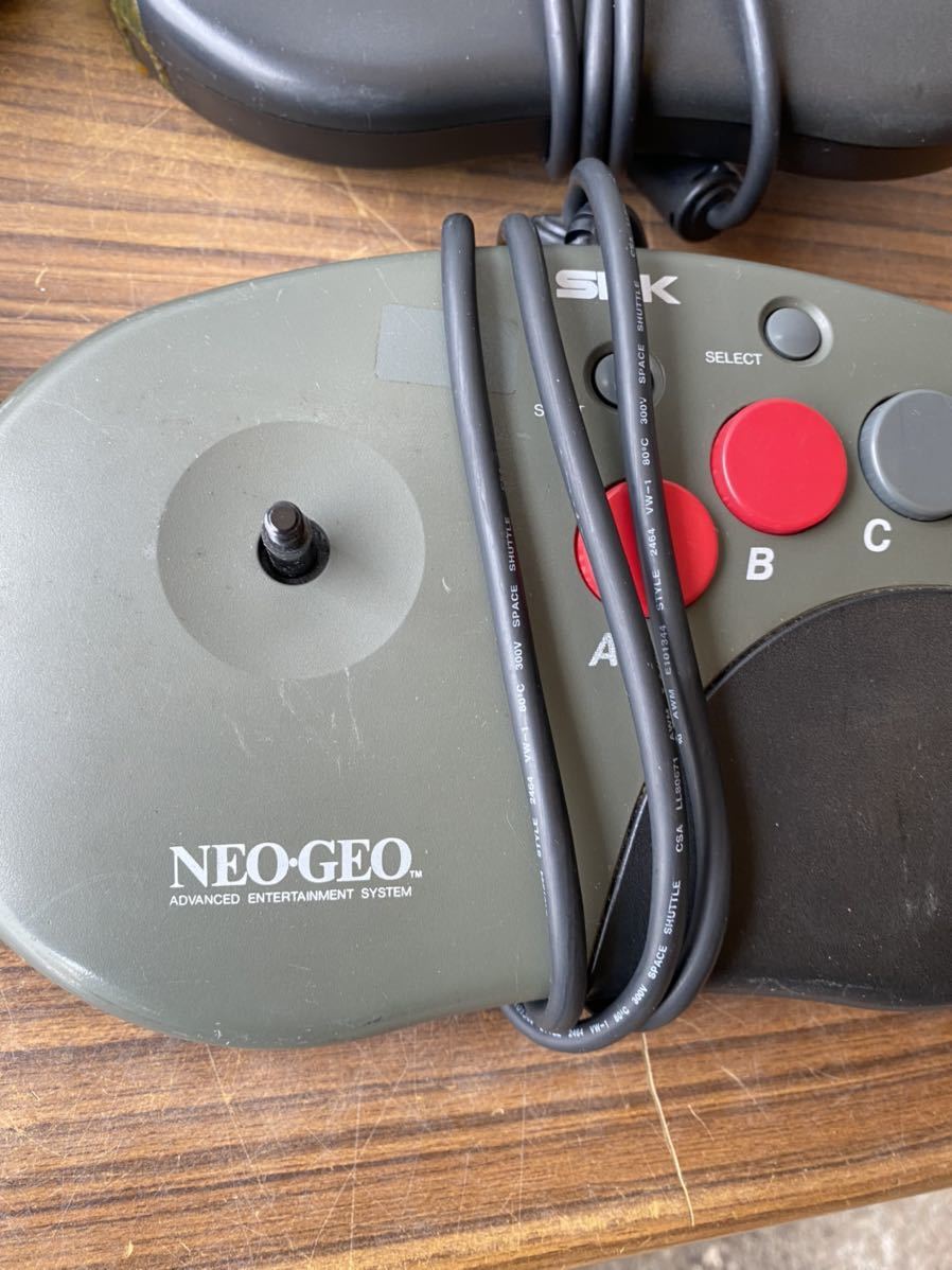 コントローラー CD ネオジオ ジャンク NEO GEO 本体 ネオジオCD 動作