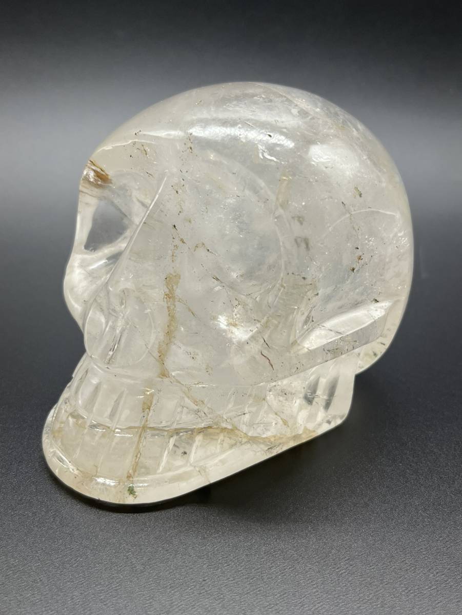 鑑賞石　クリスタル 名取貴石 天然石販売 水晶ドクロ （クリスタル・スカル） 天然石・国産