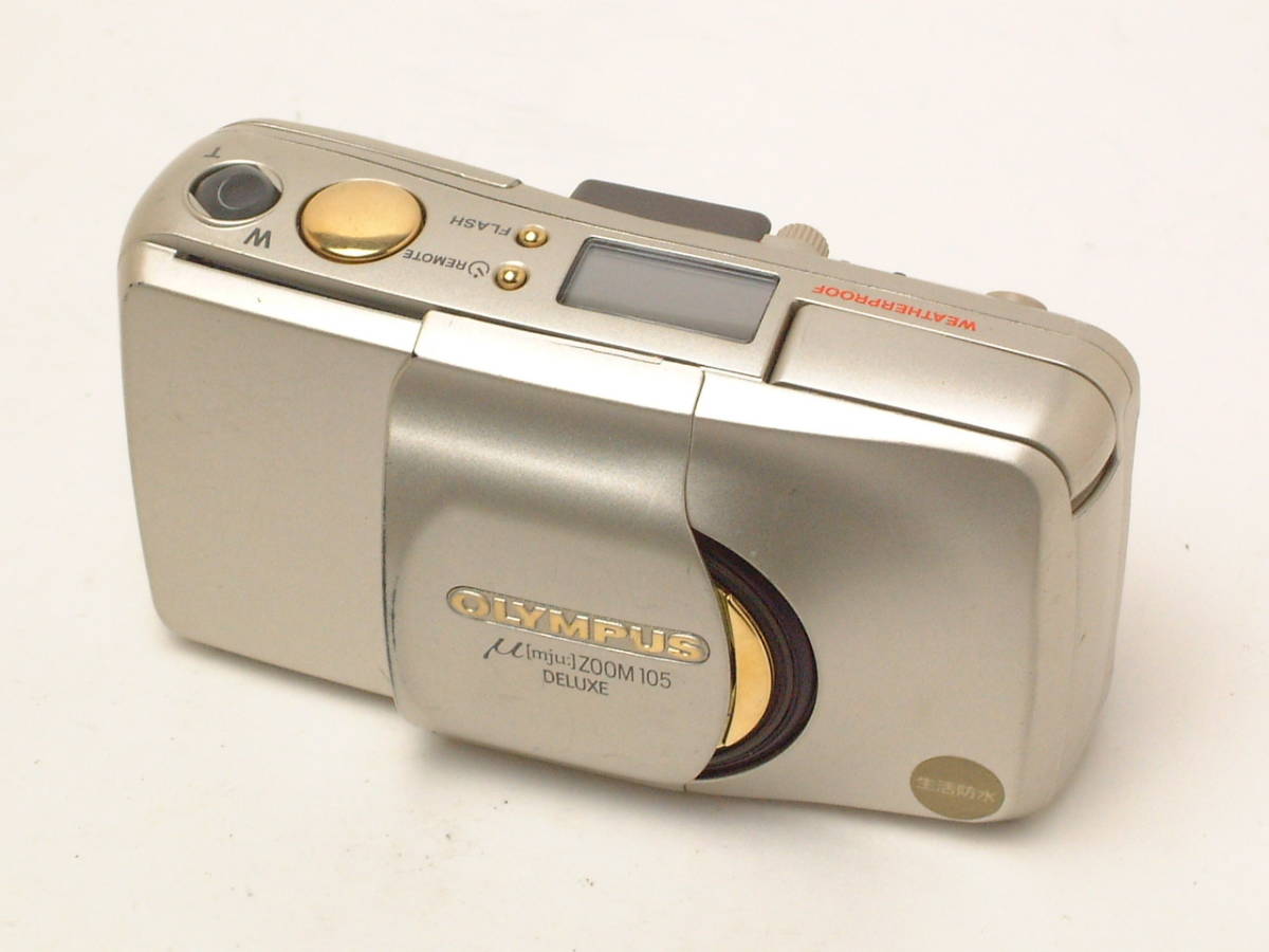 OLYMPUS μ ［mju:］ ZOOM 105 DELUXE ミュー MULTI AF ZOOM 38-105mm