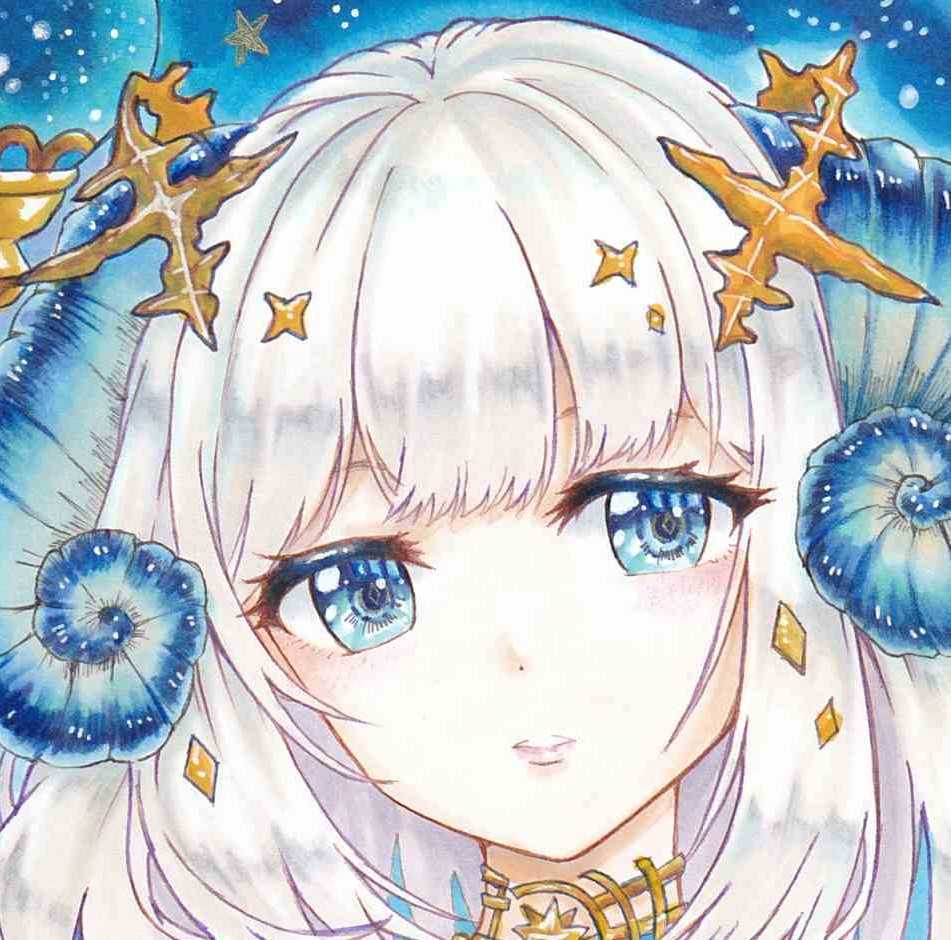 手描きイラスト オリジナル アナログ リボン 女の子 水彩画 緑眼 Sale 65 Off 女の子