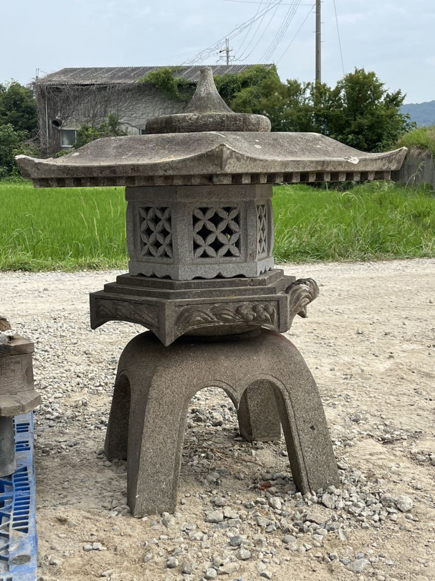 引き取り限定】石灯籠 中古 【公式通販】