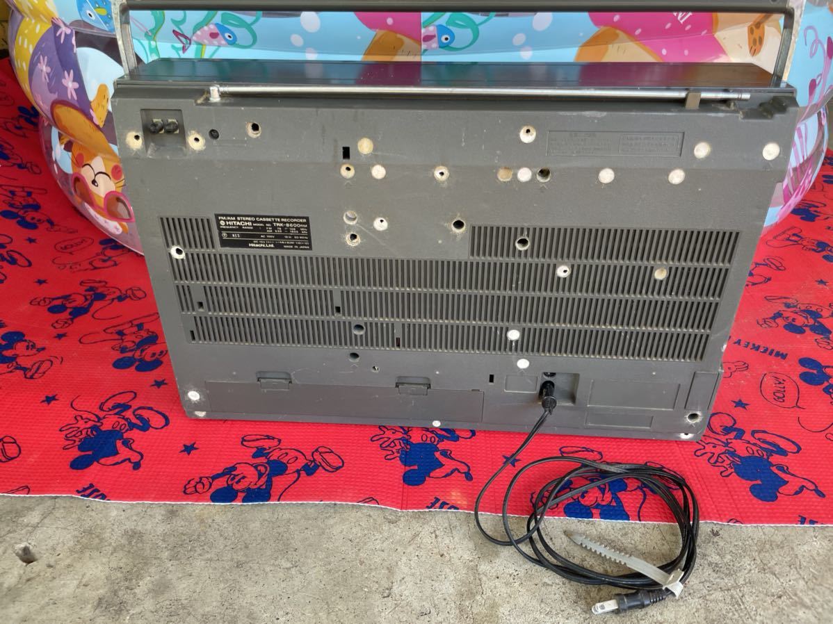 日立 TRK-8600RM FM/AM パディスコ ラジオカセットレコーダー 【公式通販】