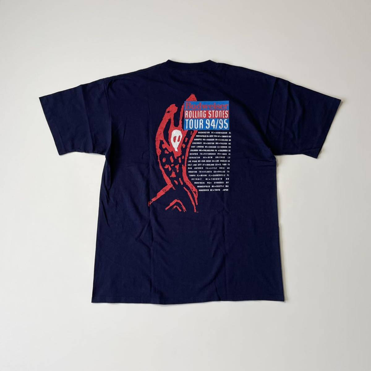 1円スタート】90s ROLLING STONES ローリングストーンズ Tシャツ XL 