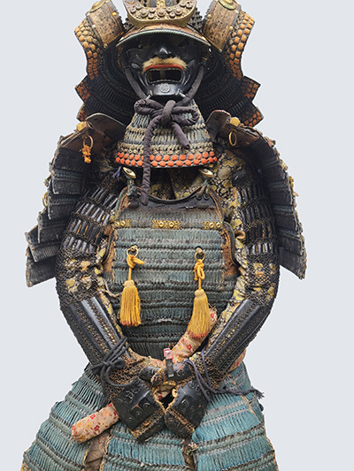 等身大 現代鎧 からかっ Japanese Armor # 甲冑鎧兜具足面包籠手三具