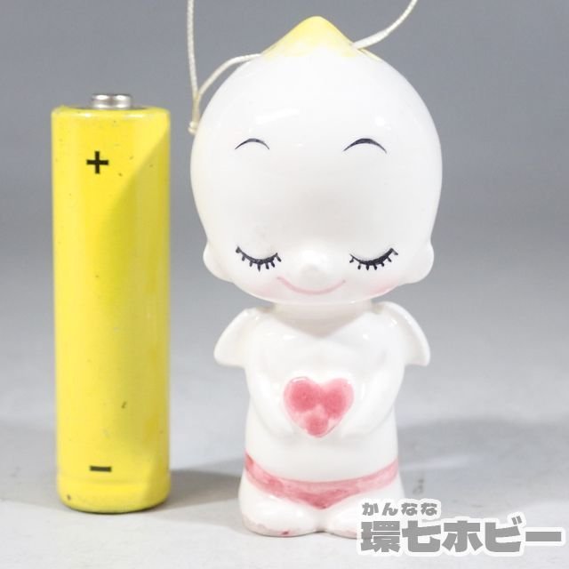 1KW19◇当時物 内藤ルネ RUNE 天使 ミニ 陶器 人形 置物/昭和 1KW19◇当時物 内藤ルネ RUNE 天使 ミニ 陶器 人形 置物/昭和