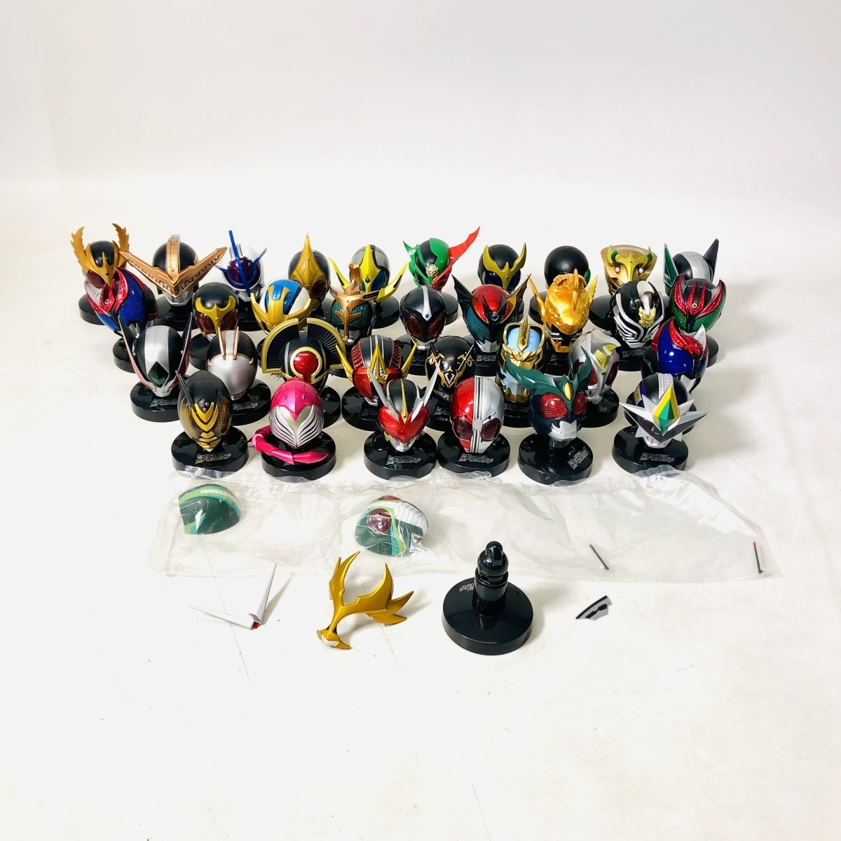 ジャンク 仮面ライダー マスクコレクション 34種 まとめセット