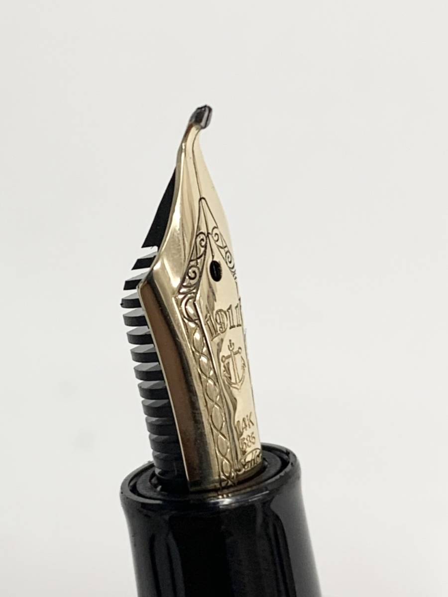 U) SAILOR⁄セーラー 万年筆 FOUNDED 1911 ペン先 14K 585刻印 ブラック