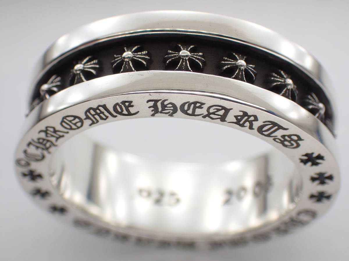 正規品CHROME HEARTS ☆CHプラスリング26号☆ リング CH CHROME 
