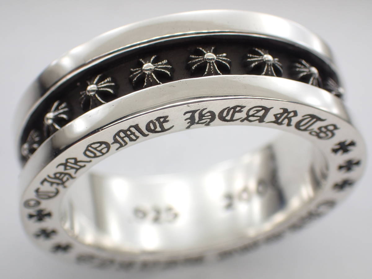 正規品CHROME HEARTS ☆CHプラスリング26号☆ リング CH CHROME 