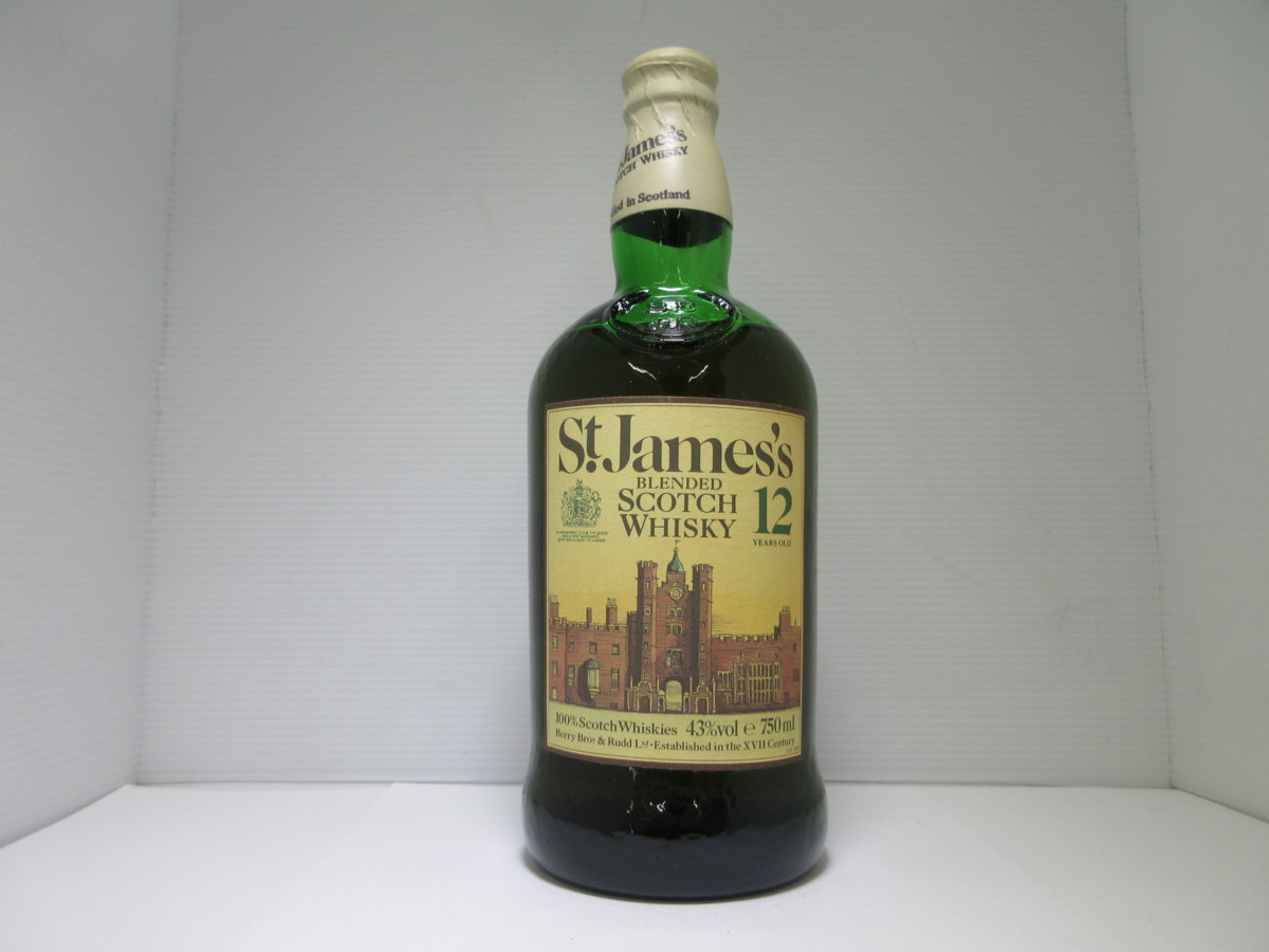 未開栓 ウイスキー セント ジェームス 12年 750ml 43% スコッチ セントジェームス 12年 St.James's 750ml 43% スコッチウイスキー 未開