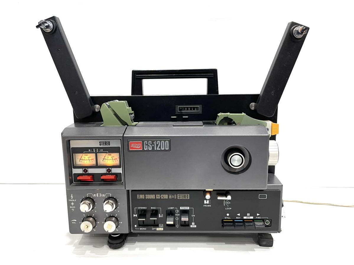 【希少・通電確認済み】ELMO エルモ GS-1200 8mm映写機 ELMO エルモ GS-1200 8ミリ サウンド映写機○動作未確認品 ELMO 【公式