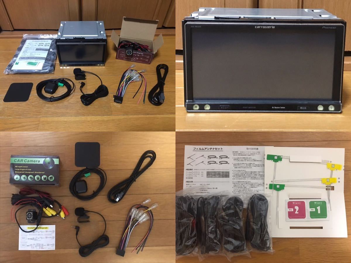 美品★AVIC-MRZ099★最新地図2022年第1.0.1版＋オービスデータ★マイク/USBケーブル/カメラ付 フルセグ CD録音 DVD Bluetooth ハンズフリー