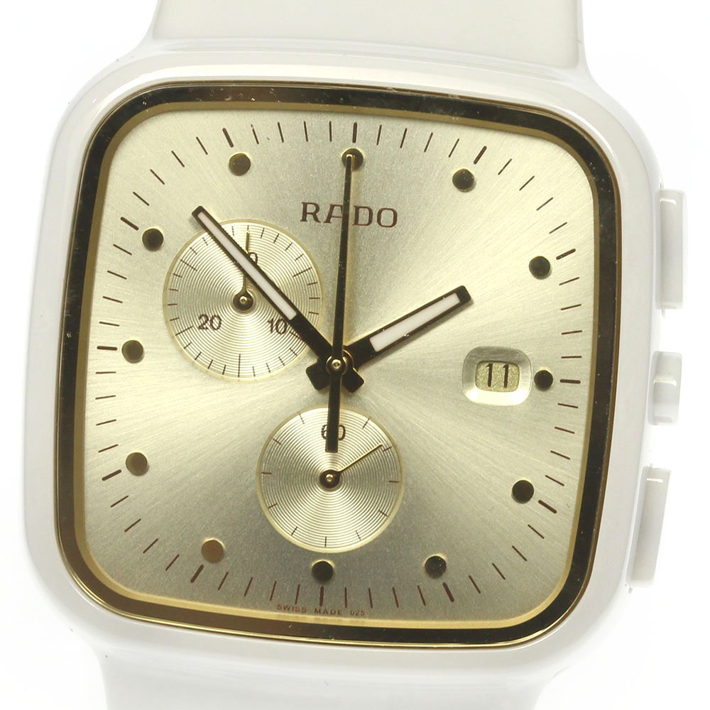  品 箱 保証書付き RADO ラドー ダイアスター クロノグラフ 01.538.0392.3.025 クォーツ メンズ(ラドー)｜売買されたオークション情報、yahooの商品情報をアーカイブ公開 - オークファン ラドー