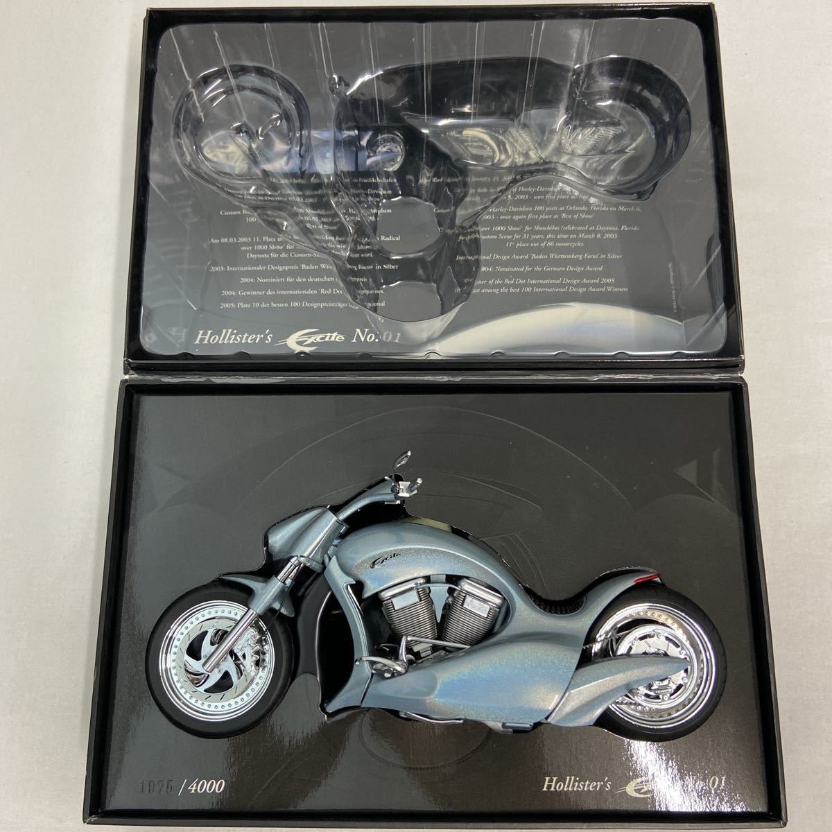 MINICHAMPS 1/12ホリスター エキサイト 2003 リキッドシルバー MINICHAMPS 1/12 Hollister's Excite 2003年 限定版 PMA ホリスター