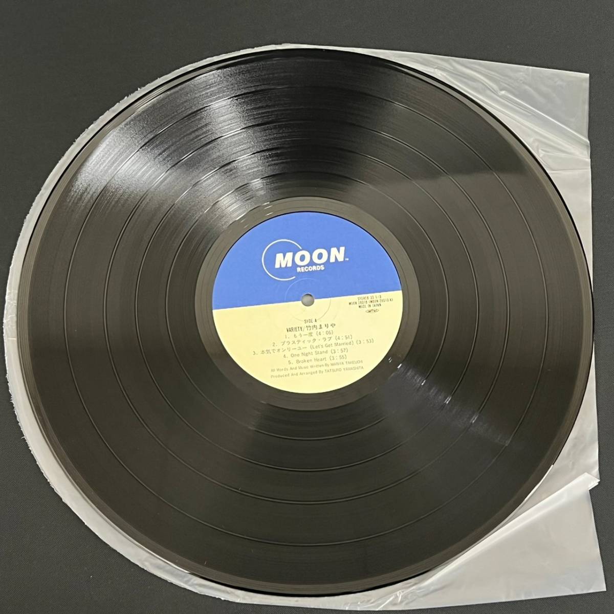 AGg029R 80 帯付き LP レコード 竹内まりや【ヴァラエティ】初版 MOON