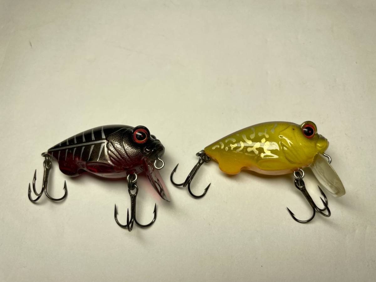 ②2003年 メガバス グリフォン Megabass Griffon 2個セット IYB インパクトイエローバグ ミッドナイトボーン シャロー クランク ベイト_2
