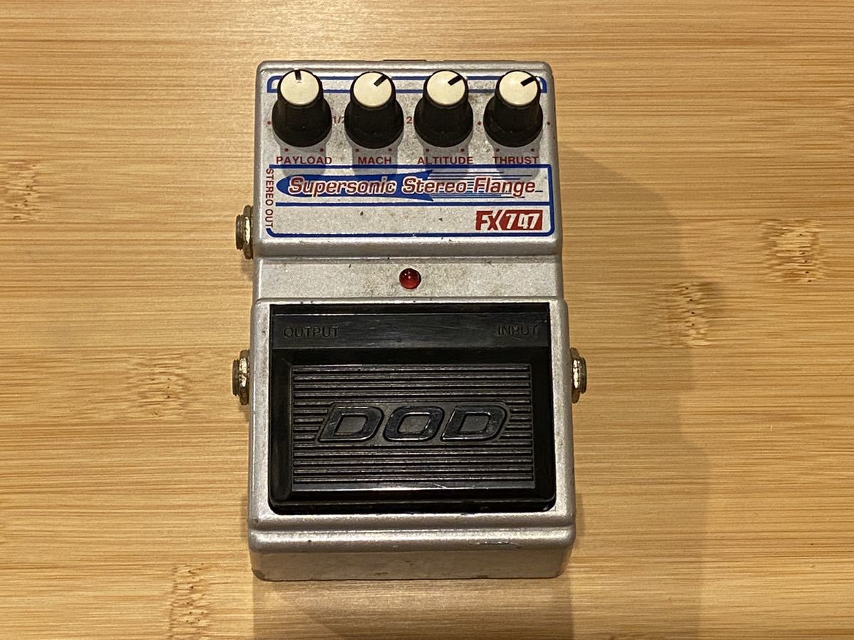 超激レア！ DOD FX747 Supersonic Stereo Flange DOD Supersonic Stereo Flange FX747 Demo (HQ Audio) - YouTube