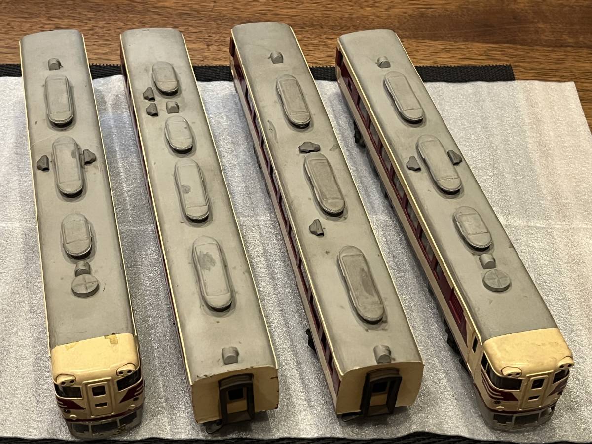 アンティーク　特急車両4両　ジャンク