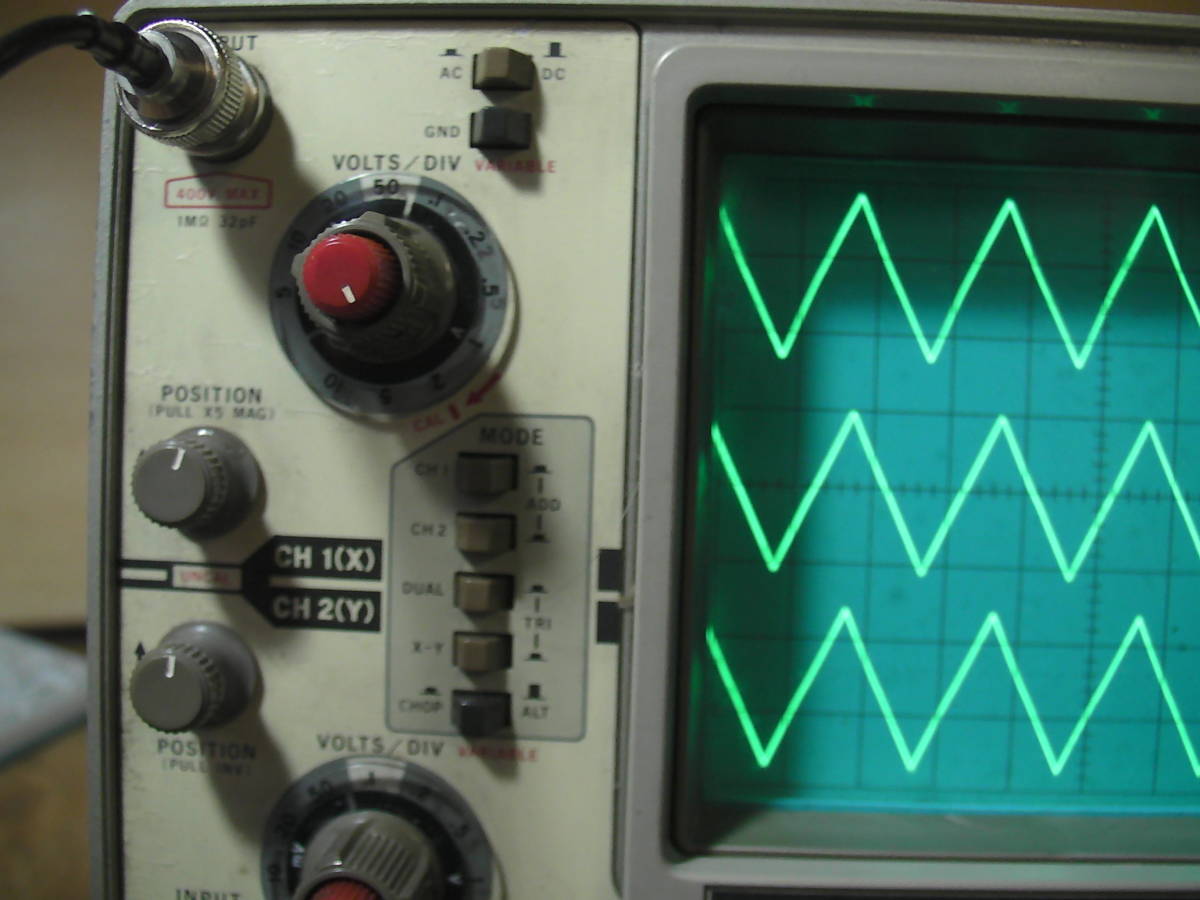 IWATSU 岩通 | OSCILLOSCOPE オシロスコープ 100MHz Iwatsu 50MHz SS 