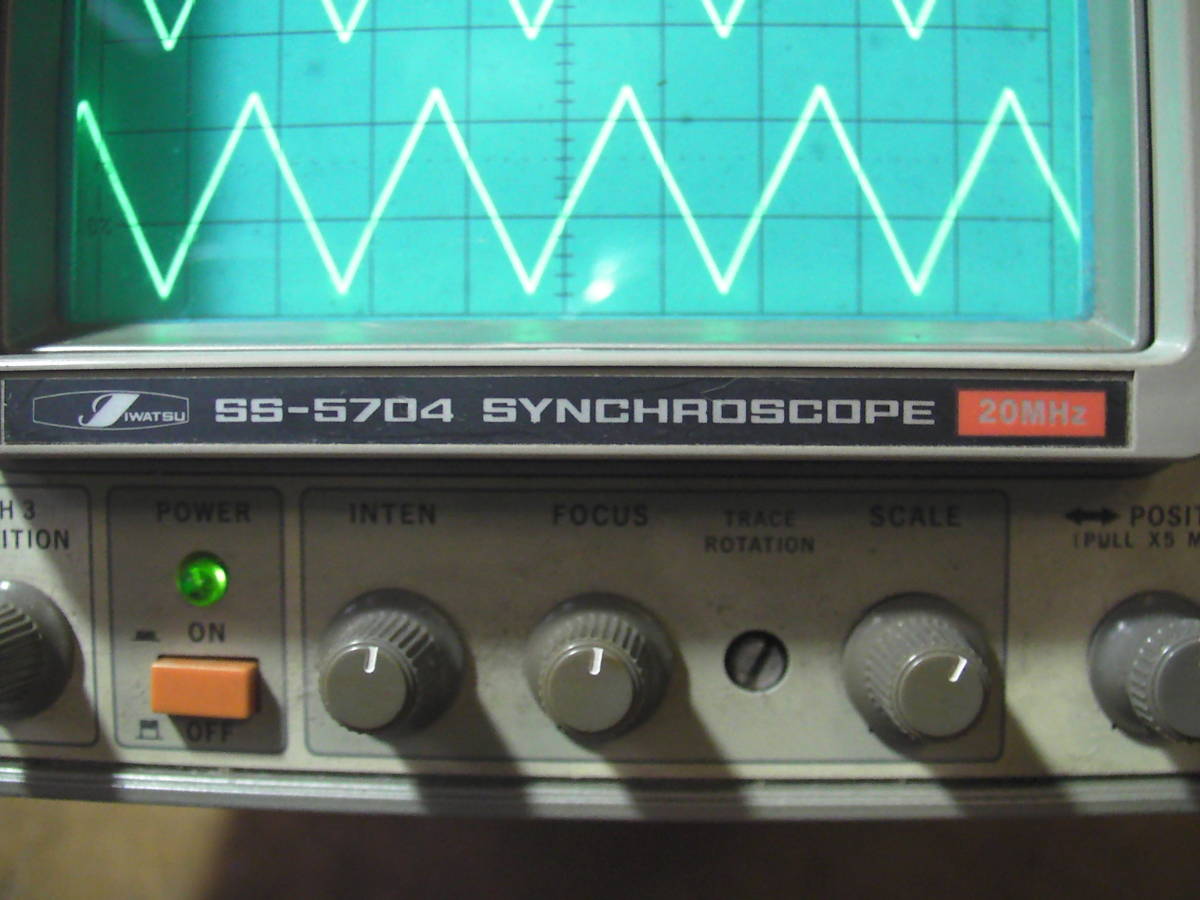 IWATSU 岩通 | OSCILLOSCOPE オシロスコープ 100MHz Iwatsu 50MHz SS 