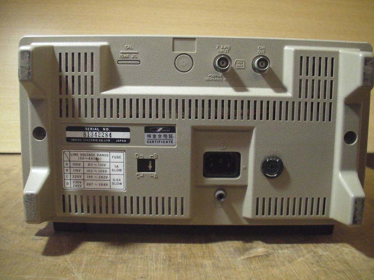 IWATSU 岩通 | OSCILLOSCOPE オシロスコープ 100MHz Iwatsu 50MHz SS 