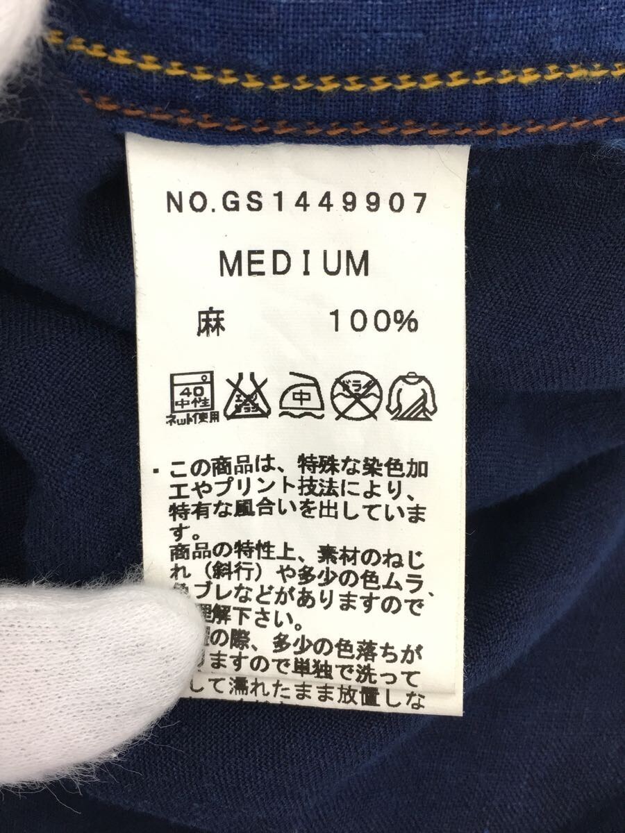 Gypsy&amp;Sons(ジプシーアンドサンズ) &frasl; 長袖シャツ&frasl;S&frasl;リネン&frasl;NVY GYPSY＆SONS Gypsy&amp;sons（ジプシー＆サンズ）LINEN SHIRTS（リネン SEETING BOSOM RODEO SHIRTS L&frasl;S ワイルドスワンズ・パタゴニア正規販売店 EMBROID (ジプシーアンドサンズ) ジプシーアンドサンズ 長袖|ウールメルトン