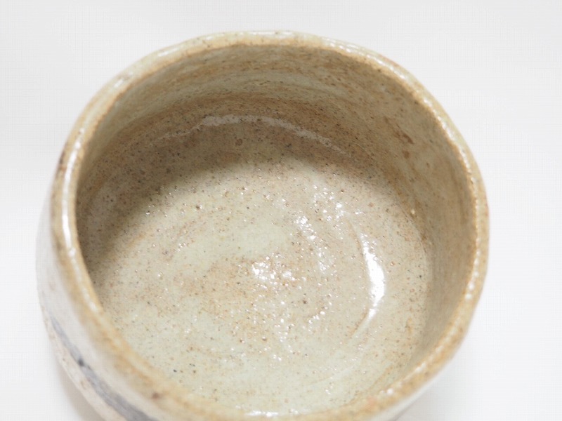 A0850 陶印有り 馬盥 茶碗 ☆ 直12.3㎝ 茶道具 抹茶器 茶器 抹茶道具