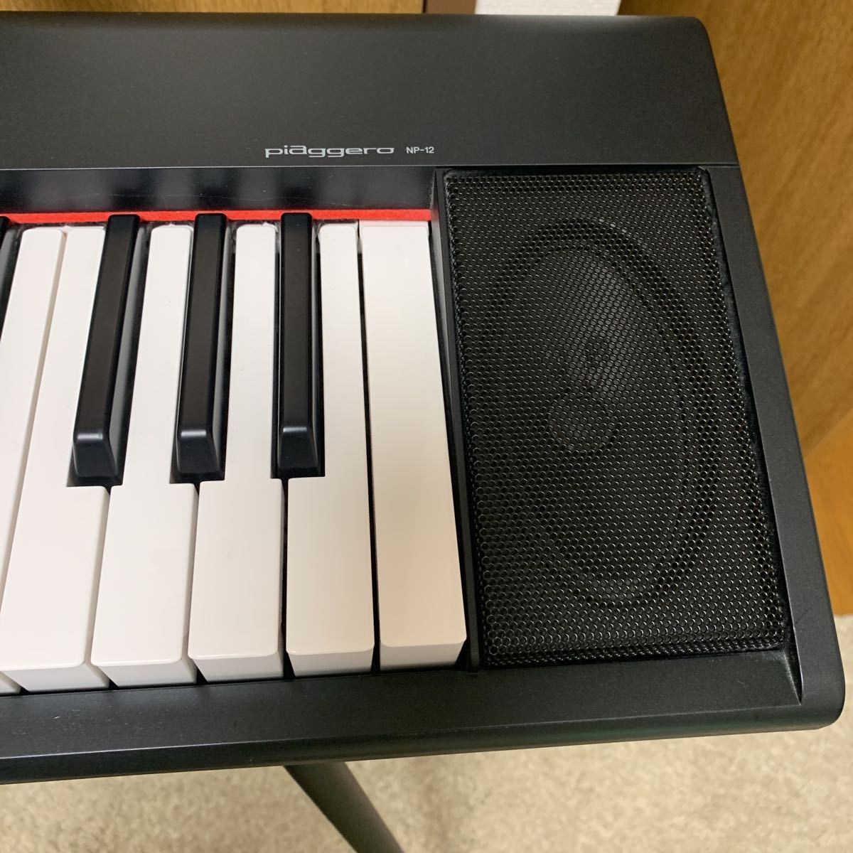 YAMAHA ヤマハ 電子ピアノ piaggero NP-12 スタンド、ペダル、取説 