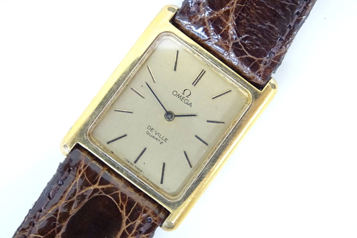 名古屋07026SM] OMEGA De Ville メンズ 腕時計 クォーツ : [オメガ