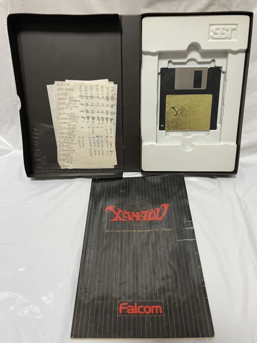 ザナドゥ PC-8801 SR mk2ソフト 人気 日本ファルコム パソコンソフト