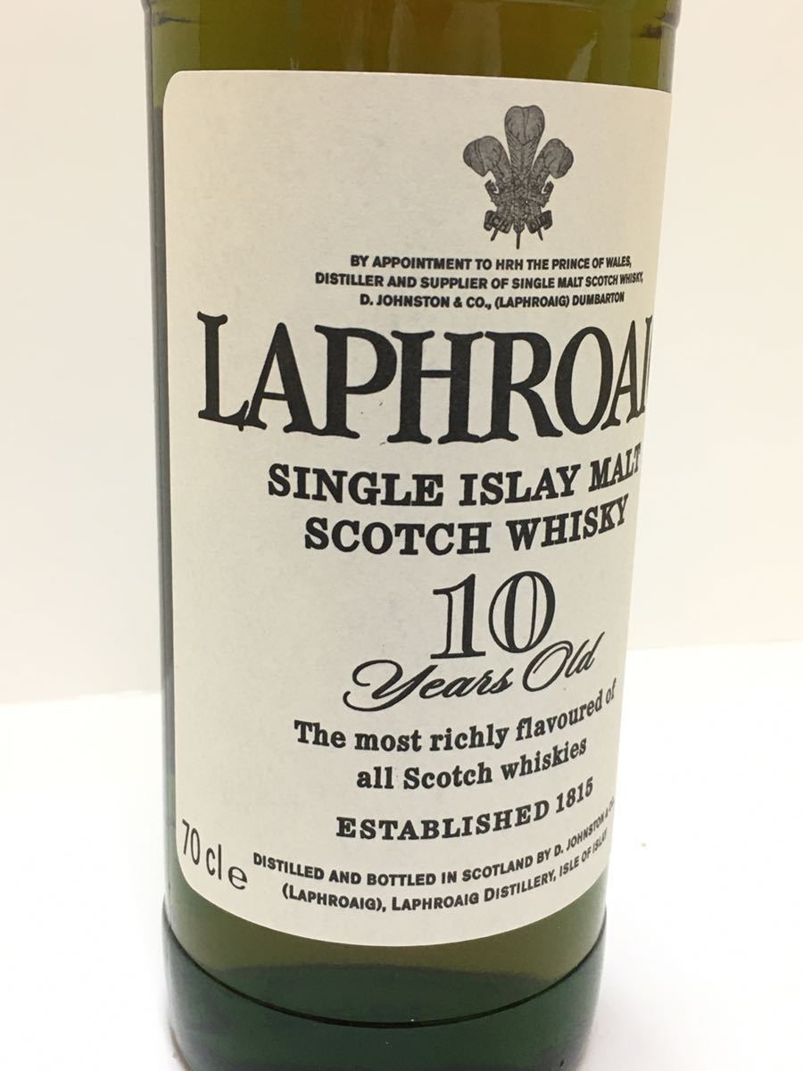 未開栓 LAPHROAIG/ラフロイグ 10年 旧ボトル 700ml 40% スコッチ