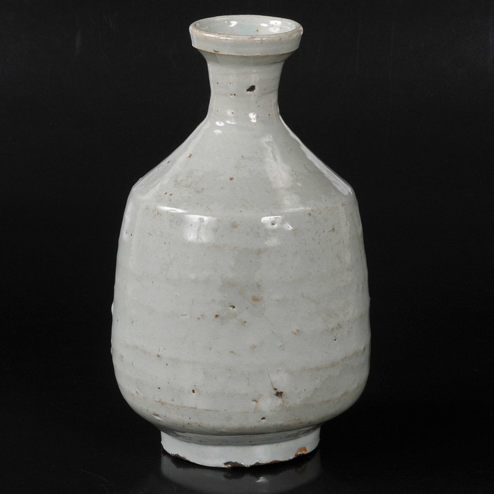 李朝 白磁 徳利 74朝鮮美術 李朝 白磁徳利 朝鮮美術 李朝 白磁