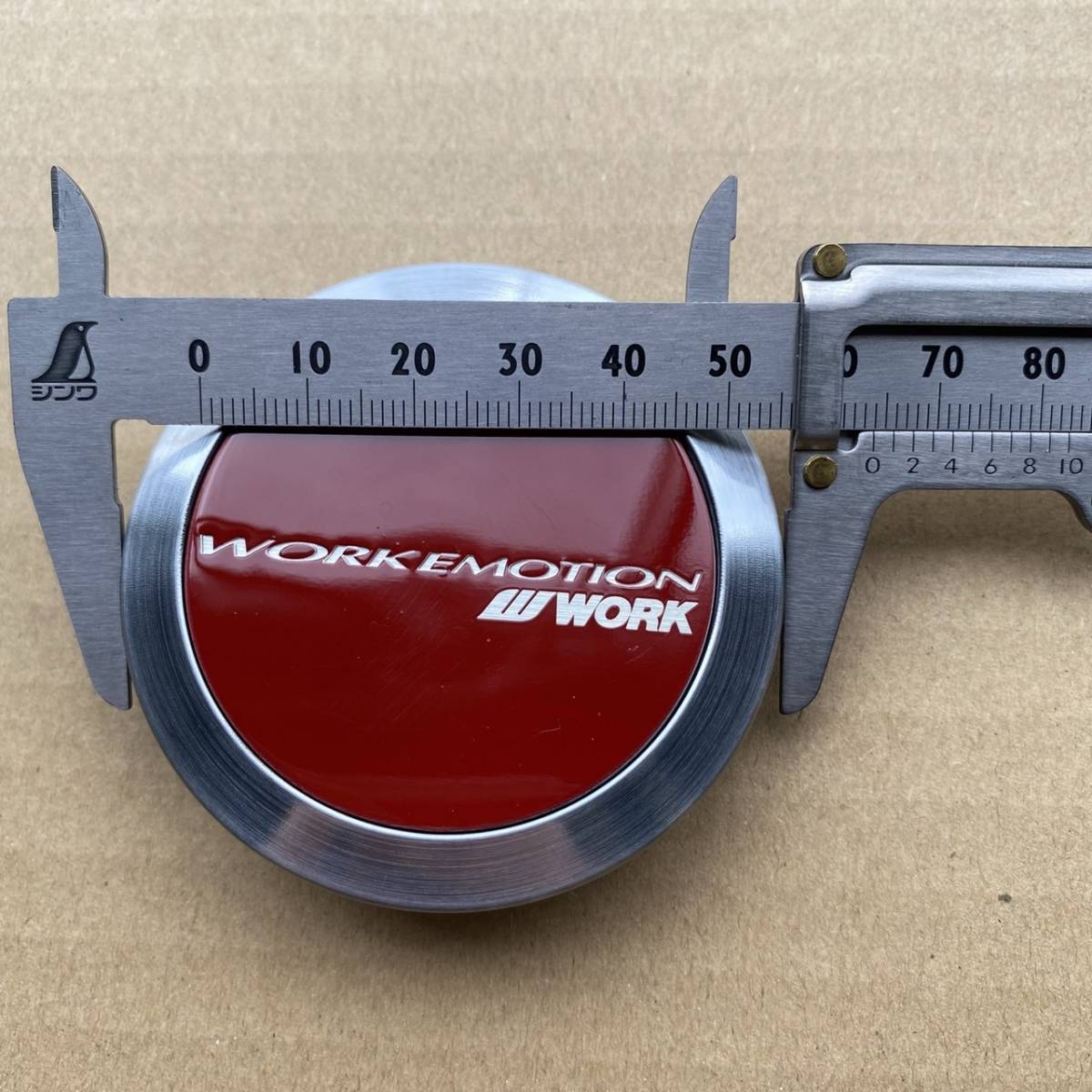 WORK EMOTION エモーション FLAT TYPE フラットタイプ レッド センター 
