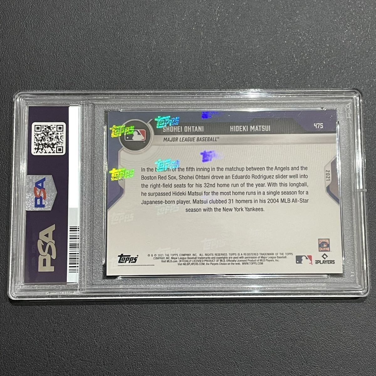 PSA10 満点 大谷翔平 松井秀喜】MLB topps now 記念カード エンゼルス