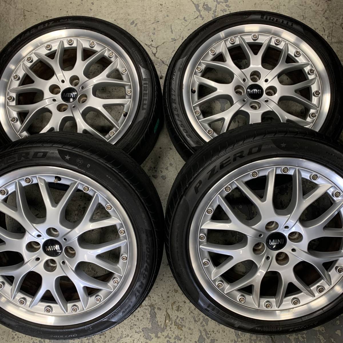 MINI ミニ純正アルミ&205/45R17 4本セット 純正 MINI Yahoo MINI ミニ純正アルミ&205/45R17 4本セット 純正 MINI Yahoo