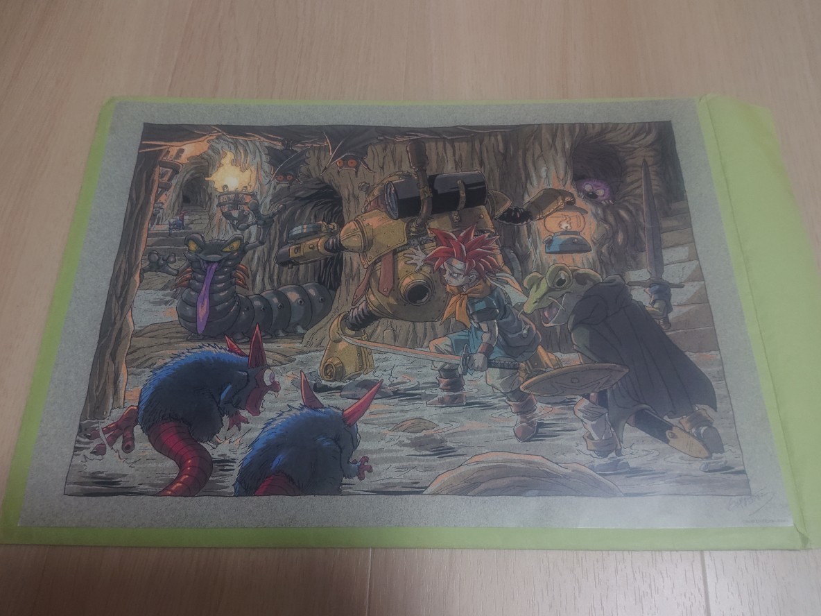 複製原画 クロノトリガー 鳥山明の世界展 ポスター - B2ポスター 鳥山