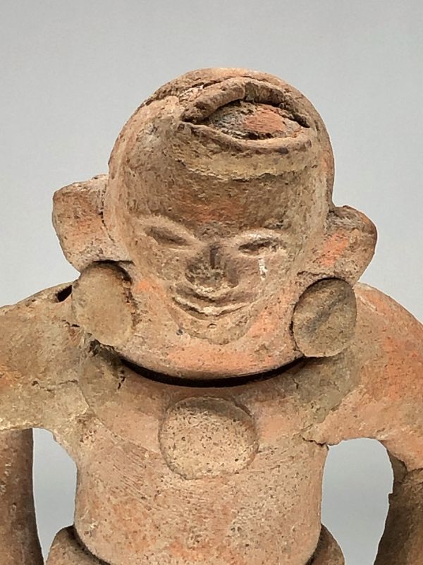 メソアメリカ骨董集】 マヤ遺跡発掘 土偶/岩偶 保証品 M0617F6(土器