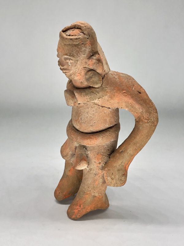 メソアメリカ骨董集】 マヤ遺跡発掘 土偶/岩偶 保証品 M0617F6(土器
