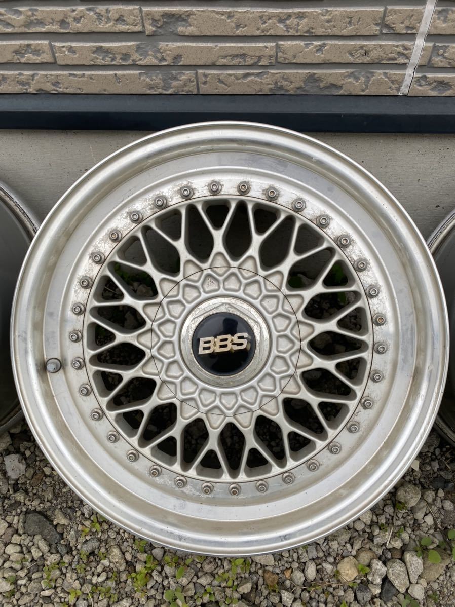 BBS RS 8J-17 +20 9J-17 +202本ずつ RS260 RS261 ガリ傷少ない 腐食 