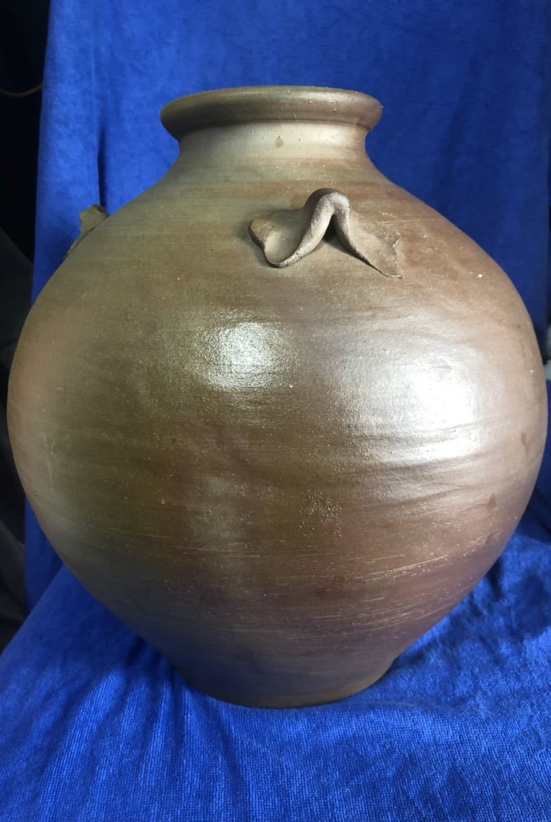 YK-3973 #250 蓋なし 中古品 泡盛 古酒壺 古酒甕 約6升甕 （容量 約11L 