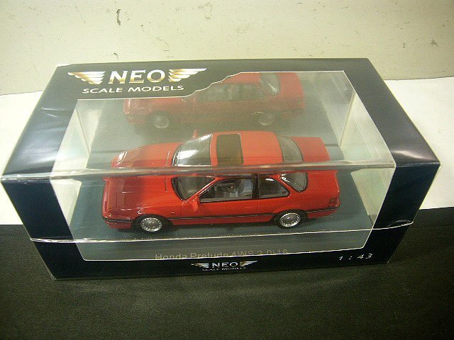1⁄43 プレリュード ホンダ NEO ネオ 0 レジンモデル 1 ダークレッド