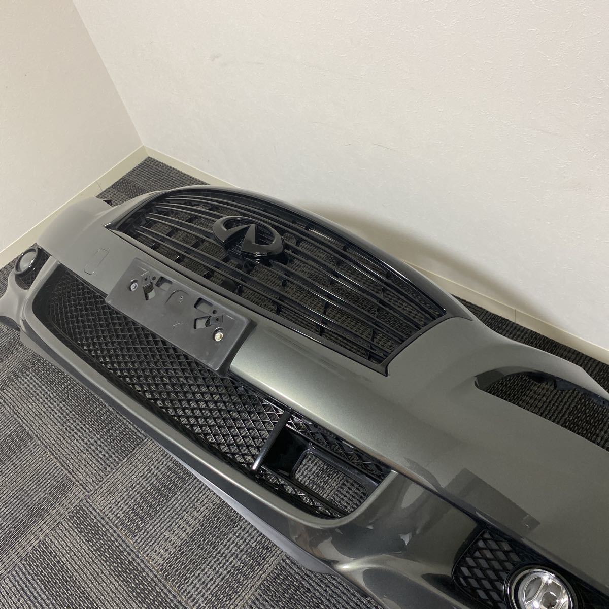 中古 美品 日産 Y51 フーガ 前期 タイプS 純正 フロント バンパー