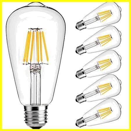 正規品，お買い得 特価 LED6W/クリア/調光器対応 360度発光 広配光タイプ 電球色相当2700K 60W形相当 6W E26口金 エジソンランプ LED電球(LED電球)｜売買されたオークション情報、yahooの商品情報をアーカイブ公開 - オ LED電球