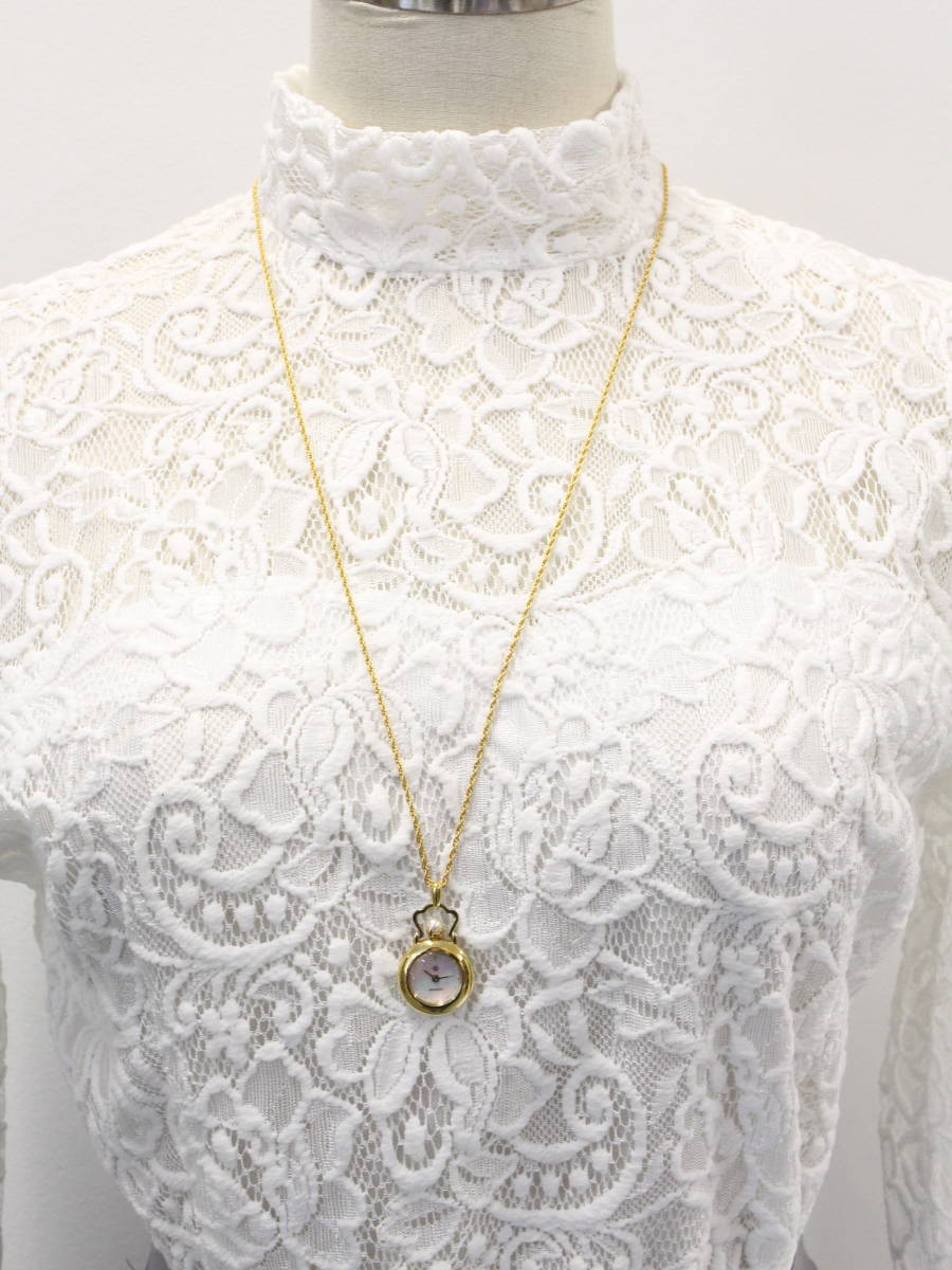 電池交換済み 【MIKIMOTO ミキモト】 JAL限定 NNS-8016PF ペンダント