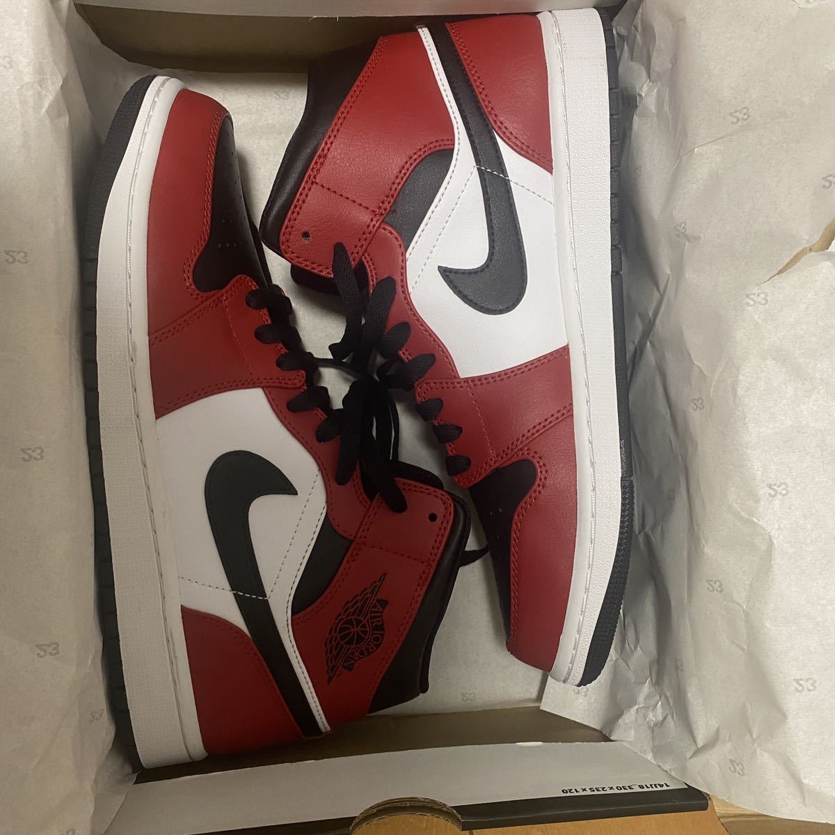 NIKE ナイキ AIR JORDAN 1 MID CHICAGO BLACK TOE エアジョーダン1 